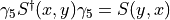 \gamma_5 S^\dagger(x,y) \gamma_5 = S(y,x)
