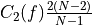 C_2(f)\frac{2(N-2)}{N-1}