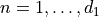 n=1,\dots,d_1